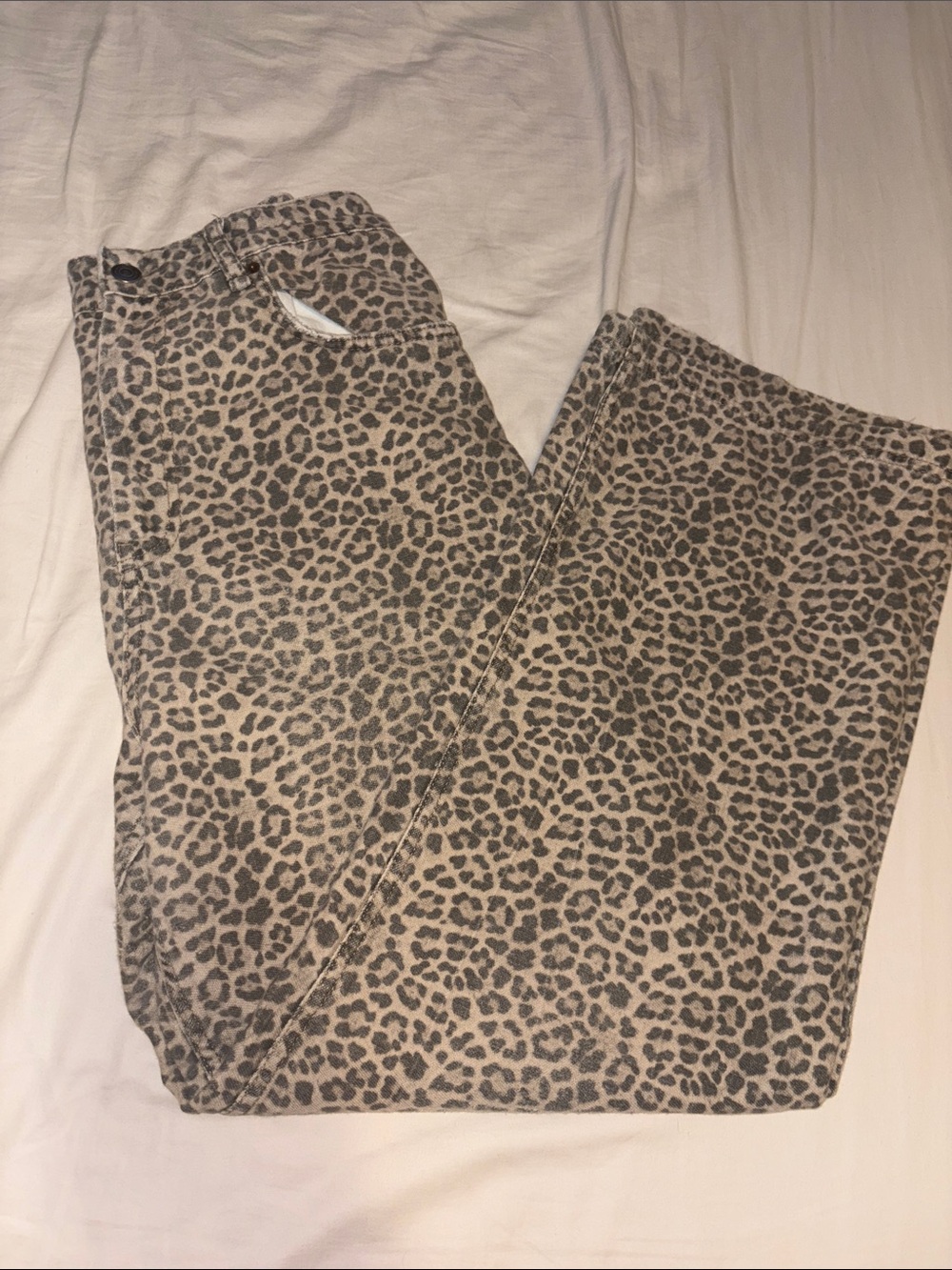 Wide Leg Zara Cheetah Jeans